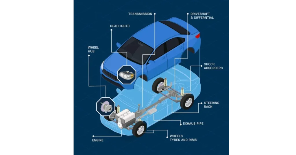 Interior car body parts