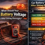 What Should Your Car Battery Voltage Be After Sitting Overnight?